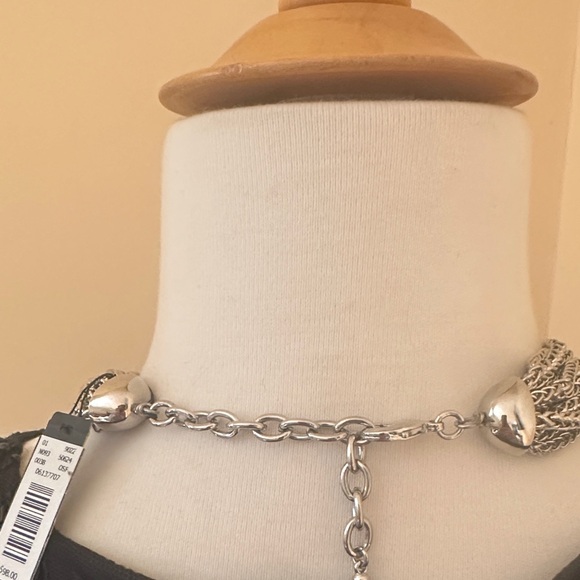 Cache Silver and Gold Multi-Strand Necklace and bracelet set - Picture 6 of 7